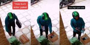 Perilaku Sopan Kurir Cari CCTV Buat Bilang Terima Kasih ke Pemilik Rumah Bikin Netizen Terharu