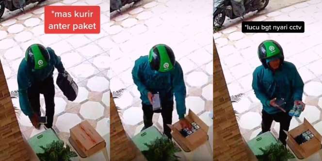 Perilaku Sopan Kurir Cari CCTV Buat Bilang Terima Kasih ke Pemilik Rumah Bikin Netizen Terharu