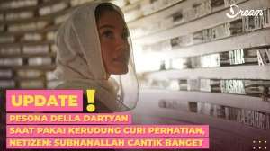 Penampilan Della Dartyan Berkerudung Jadi Omongan Netizen