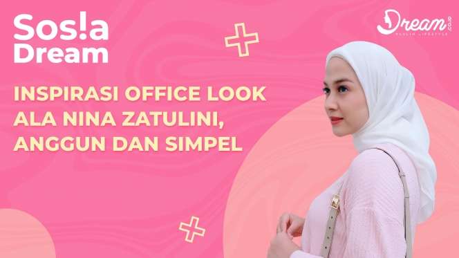 Inspirasi Office Look ala Nina Zatulini, Anggun dan Simpel