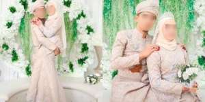 Momen Haru Pernikahan Pengantin Wanita Tanpa Kaki, Bukti Cinta Sejati