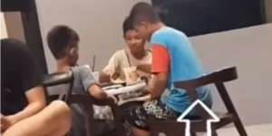 Haru, 3 Bocah Ngobrol dengan Bahasa Isyarat Meski Difabel Hanya 1