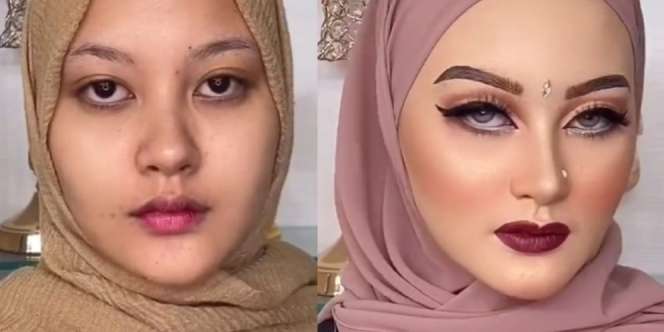 Transformasi Makeup ala India Bikin Warganet Terkesima