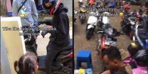 Video Detik-Detik Ayah Diamuk Anak Saat Mau Nongkrong