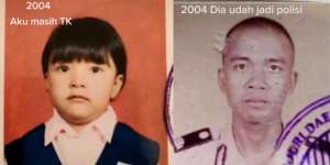 Selisih Usia Pasangan Ini Bikin Syok: Lama Nunggu Nikah, Ternyata Jodoh Pak Polisi Masih TK