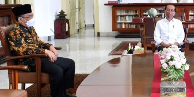 Gus Yahya Temui Jokowi Laporkan Hasil Muktamar ke-34 NU