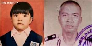 Viral Pasangan Beda Usia, Jodoh Pak Polisi Ternyata Masih TK, Lihat 8 Potretnya!