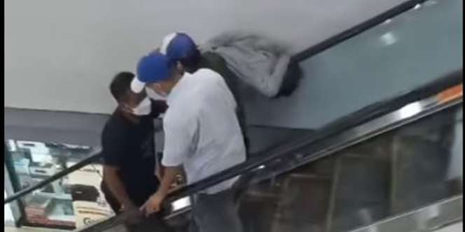Viral Kepala Pengunjung Terjepit Handle Eskalator, Heboh 1 Mall