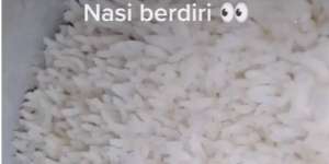 Ditonton 5 Juta Kali, Penampakan Nasi Berdiri Usai Dimasak