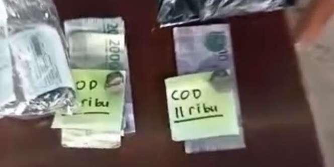 Viral, Cara Unik Pembeli Bayar Paket COD Saat Sedang Tidak Ada di Rumah