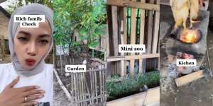 Viral Wanita Ini Pamer Kebun Binatang Mini di Rumahnya, 'Sultan Versi Kearifan Lokal'