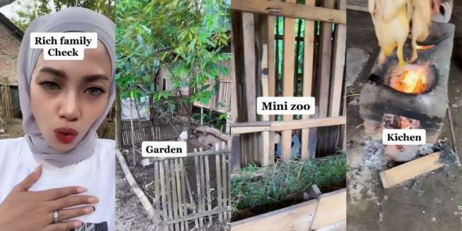 Viral Wanita Ini Pamer Kebun Binatang Mini di Rumahnya, 'Sultan Versi Kearifan Lokal'