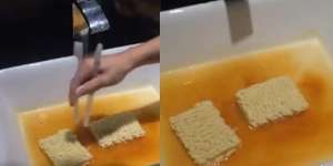 Aksi Kepepet Pemuda Masak dan Santap Mie Instan dari Wastafel Kamar Hotel Bikin Mual