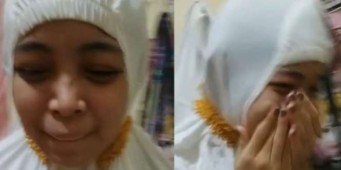 Mencoba Mukena Unik, TikTokers Bikin Warganet Ngakak hingga Maskernya Retak