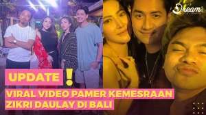 Viral Video Pamer Kemesraan Zikri Daulay di Bali, Warganet Komentar Sinis