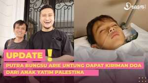 Putra Bungsu Arie Untung Dapat Kiriman Doa dari Anak Yatim Palestina