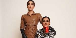 Outfit Tasya Farasya Berpose Bareng Ibu, Dipuji Kalahkan Modelnya