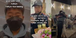 Pemuda 3 Tahun LDR Tokyo-Karawang Beri Kejutan Temui Kekasih, Auto Nangis dan Baper Bareng