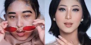 Transformasi Makeup TikTokers Bikin Warganet Salfok 'Mirip Kinan Layangan Putus'
