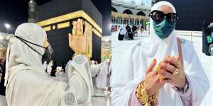 10 Potret Artis yang Dihujat Pamer Perhiasan Emas di Depan Kabah