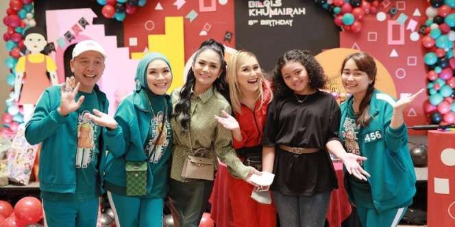 Cara Ayu Ting Ting Sambut Krisdayanti di Pesta Ultah Bilqis Jadi Sorotan