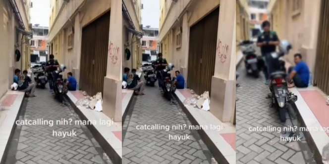 'Disapa' dengan Tidak Sopan oleh Sekumpulan Pria, Reaksi Cewek Ini Auto Bikin Nyali Ciut