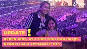 Keren Abis, Ayu Ting Ting dan Bilqis Nyanyi Lagu 'Dynamite' BTS