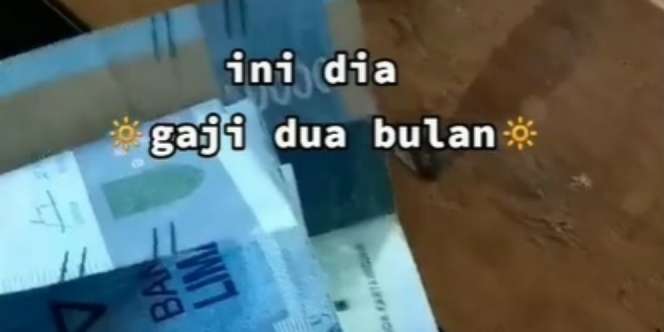 Viral Wanita Ambil Gaji untuk 2 Bulan, Nominal Uangnya Bikin Syok