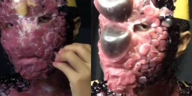 Viral TikTokers Hapus Riasan yang Dibuat 2 Hari: 'Pertama Lihat Merinding'
