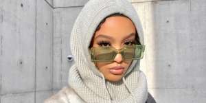 Tren Balaclavas Mirip Hijab, Penutup Kepala Fashionable Musim Dingin 