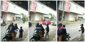 Momen Ngakak Suami Ngacir Bonceng Anak, Tak Sadar Istrinya Ketinggalan
