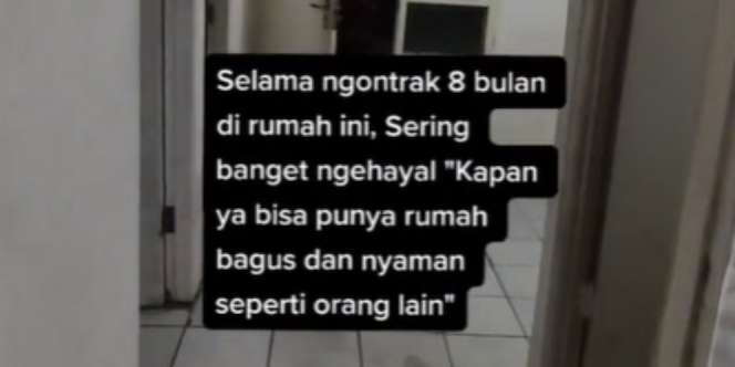 8 Bulan Cuma Berkhayal, Cerita Pasutri Miliki Rumah Sendiri Menggugah Ribuan TikTokers