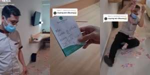 Video Viral Kamar Hotel Bekas Tamu `Sultan`, Uang Rp100 Ribu Berserakan di Lantai dan Toilet