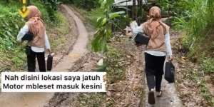 Ikhlas Tersungkur ke Parit Demi Pengantin, Hasil Riasan MUA Penuh Pengorbanan Ini Bikin Pangling