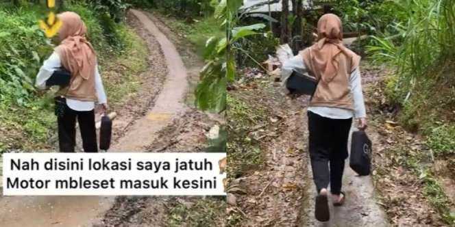 Ikhlas Tersungkur ke Parit Demi Pengantin, Hasil Riasan MUA Penuh Pengorbanan Ini Bikin Pangling