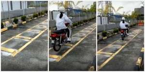 Video Pelajar Ujian SIM Ini Bikin Ngakak, Serasa di Arena Sirkuit Motor Cross