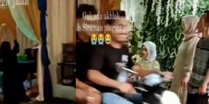Adakan Siraman di Jalan Umum, Malah Protes Pemotor yang Lewat