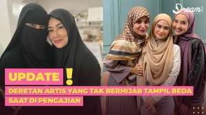 Deretan Artis yang Tak Berhijab Tampil Beda Saat di Pengajian