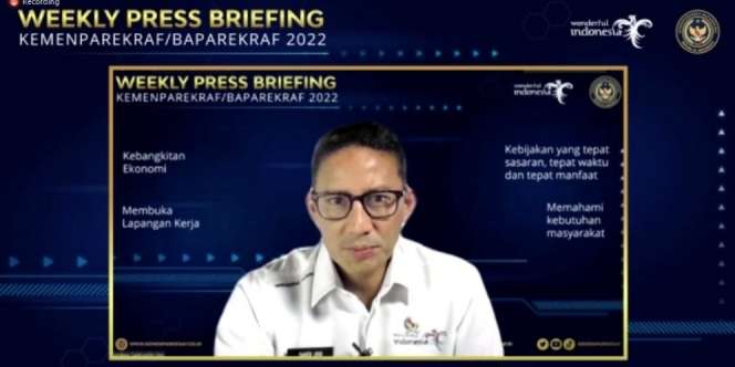 Omicron Melonjak, Sandiaga Uno Ingatkan Tetap Berhati-hati dan Waspada