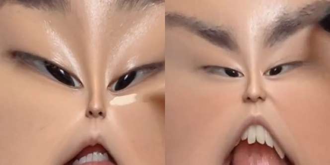 TikTokers Rias Wajah dengan Filter Unik, Netizen: Kok Kayak Angry Bird?