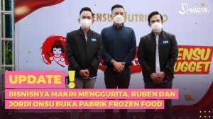 Bisnis Makin Menggurita, Ruben dan Jordi Onsu Buka Pabrik Frozen Food