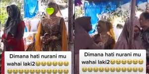 Pengantin Wanita Ini Ditinggal Calon Suami di Hari Pernikahan, Potretnya Saat Terima Tamu Bikin Pilu!