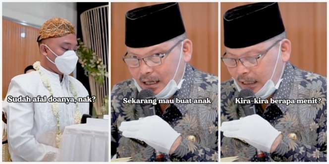 Minta Baca Doa Malam Pertama Pengantin Pria Bilang Mau Belajar, Penghulu: Masih Mau Hafalan? Apa Sempat?