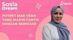 Potret Mak Vera yang Makin Cantik dengan Berhijab