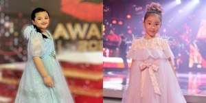 7 Potret Adu Gaya Thania Putri Onsu dan Arsy Hermansyah di Kiss Awards, Bak Princess