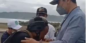 Momen Brimob Usir Tamu di Dekat Sirkuit Mandalika, Saat Tahu Langsung Sungkem