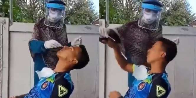 Viral Video Tes Swab Dianggap Terlalu Kasar sampai Ditepis: 'Serem Amat Nyoloknya'