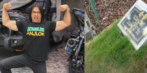 5 Potret Makam Agung Hercules, Gambar di Nisan Jadi Sorotan