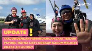 Takjub dengan Pemandangan Saat Terjun Payung, Ratna Listy Ungkap Kagum Melihat Kuasa Allah SWT