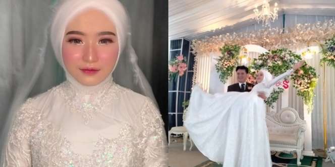 10 Potret Susi Baby Sitter yang Dinikahi Mantan Suami Mawar AFI, Transformasi Makeupnya Saat Jadi Pengantin Disorot